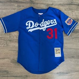 Mitchell Ness Kids Medium dodger jersey